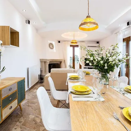 Villa Kampos Iii, Nature Living With Heated Pool, Pure Elegance, By Thinkvilla *